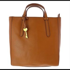 Fossil Women's Camilla Leather Convertible Backpack - Tan